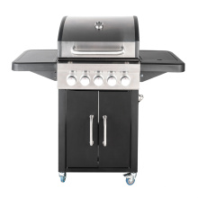 3 Burner Gas Grill with Two Foldable Shelves